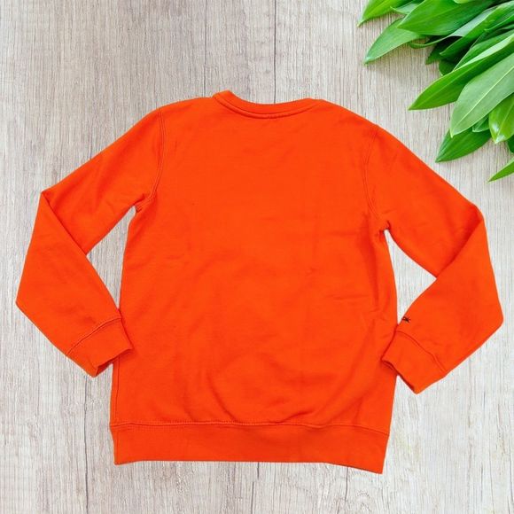Reebok Anaheim Ducks Kids Sweatshirt Size Medium 10-12 Orange - Picture 3 of 7